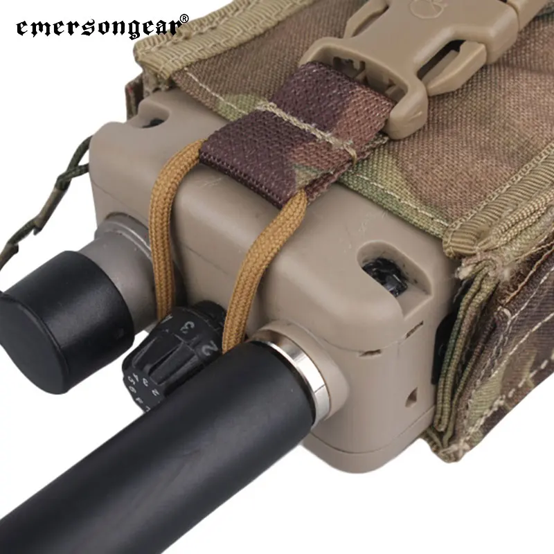 Emersongear táctico PRC 148/152 bolsa de Radio caza Paintball Airsoft combate Molle soporte de Radio Trekking Camping Nylon EM8350 - imagen 4
