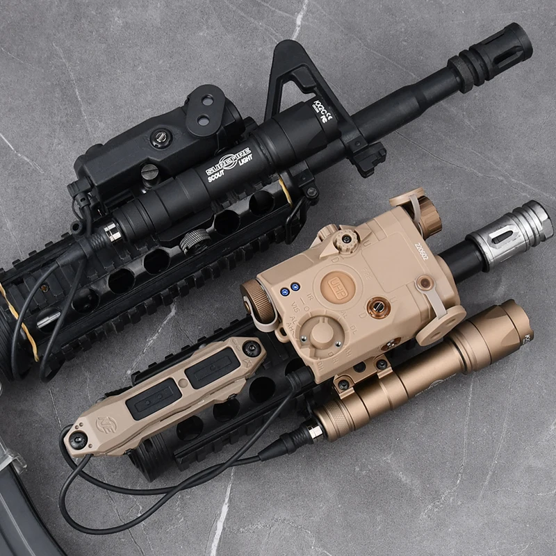 Linterna táctica PEQ 15 SF M300A M600C, equipo de pistola Airsoft, accesorios militares de alta potencia, punto rojo, láser verde y azul - imagen 4