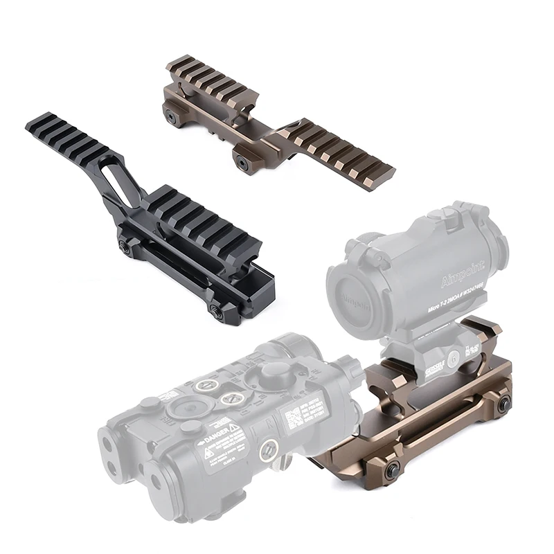 WADSN UNITY-Soporte táctico de elevación Hydra, Base totalmente metálica, adaptador T2 H1 para riel de 20mm, accesorios para pistola de juguete Airsoft