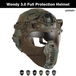 Wendy 3.0 Casco modular táctico con soportes para visión nocturna