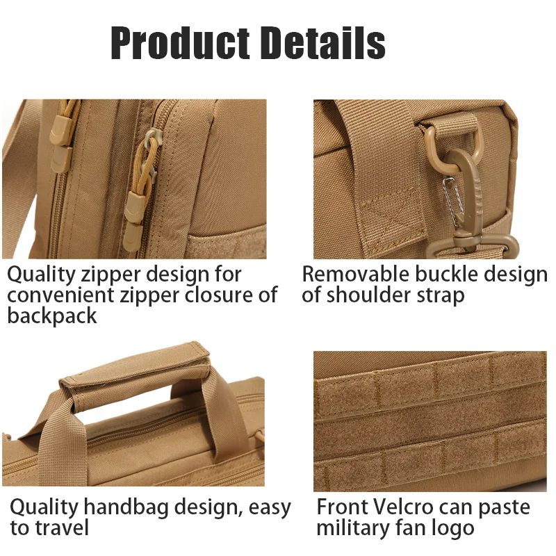 Bolsa táctica militar Molle para hombre, bolso de hombro de gran capacidad para deportes al aire libre, bandolera de caza, accesorios para herramientas - imagen 3