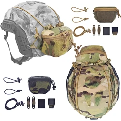 Brain Pouch – Bolsa portabaterías para casco táctico MOLLE