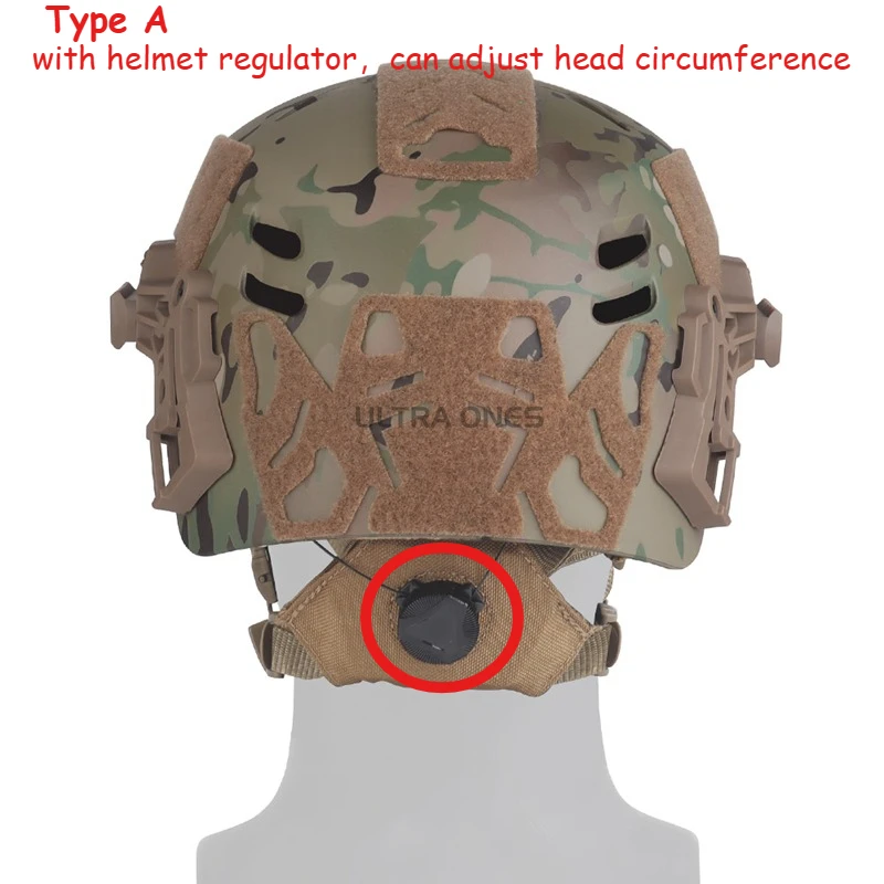 Airsoft Team Wendy 3,0 cascos correa ajustable entrenamiento táctico caza combate casco protector de cabeza para deportes al aire libre - imagen 4
