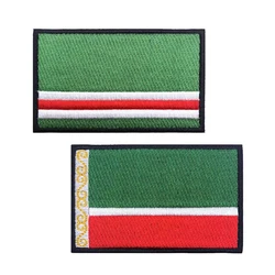 Brazalete táctico Chechenia - Bandera bordada con enganche