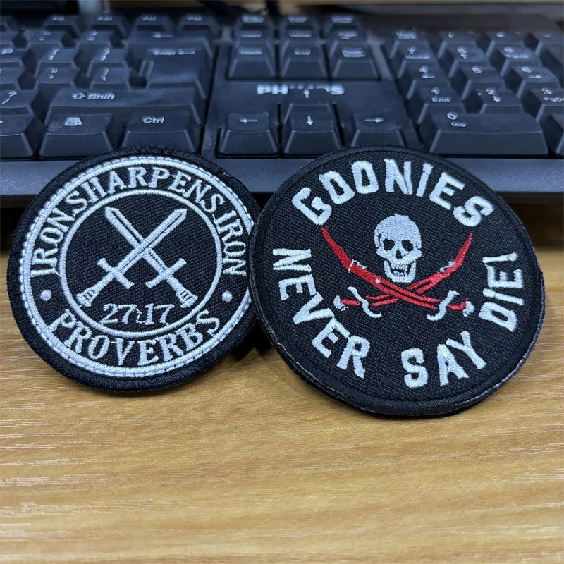 Parche de calavera para personalización táctica