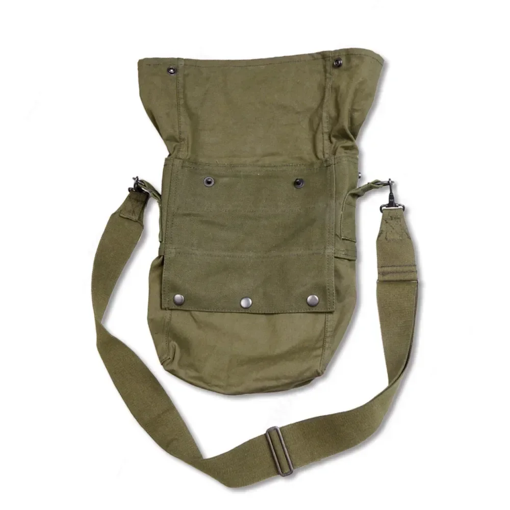 Bolsa médica de soldados de EE. UU. WW2, almacenamiento de lona, pequeño botiquín de primeros auxilios, equipo de almacenamiento, bolsa de primeros auxilios pequeña - imagen 4