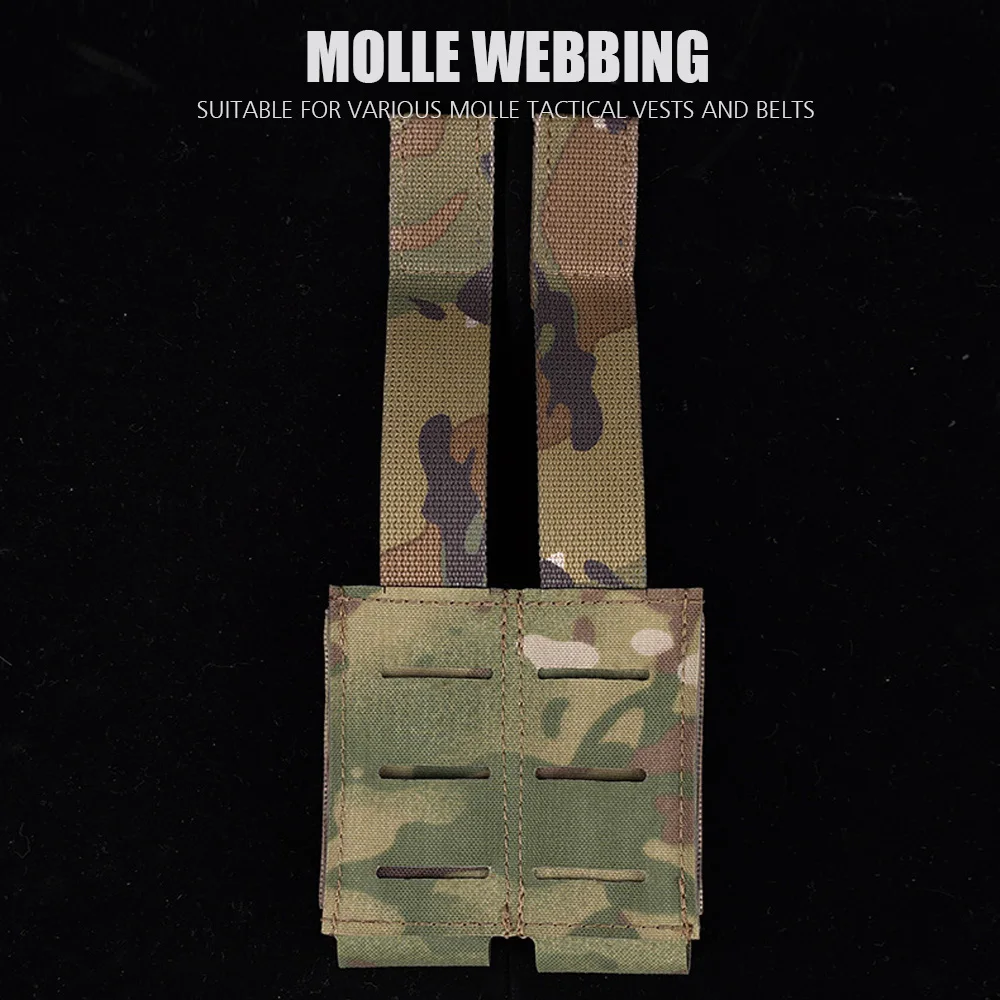 Bolsa de táctica para pistola Glock SIG P320 2011 H & K, bolsa de herramientas para Cuchillo de linterna, para caza, Airsoft, doble Mag - imagen 3