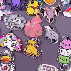 Parche bordado termoadhesivo ratón – Infantil animal para camiseta