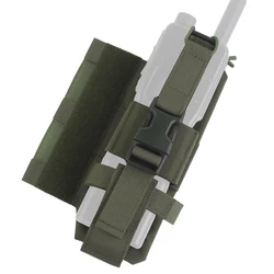 Bolsa portaemisora táctica MOLLE – Funda ajustable para radio e interfono