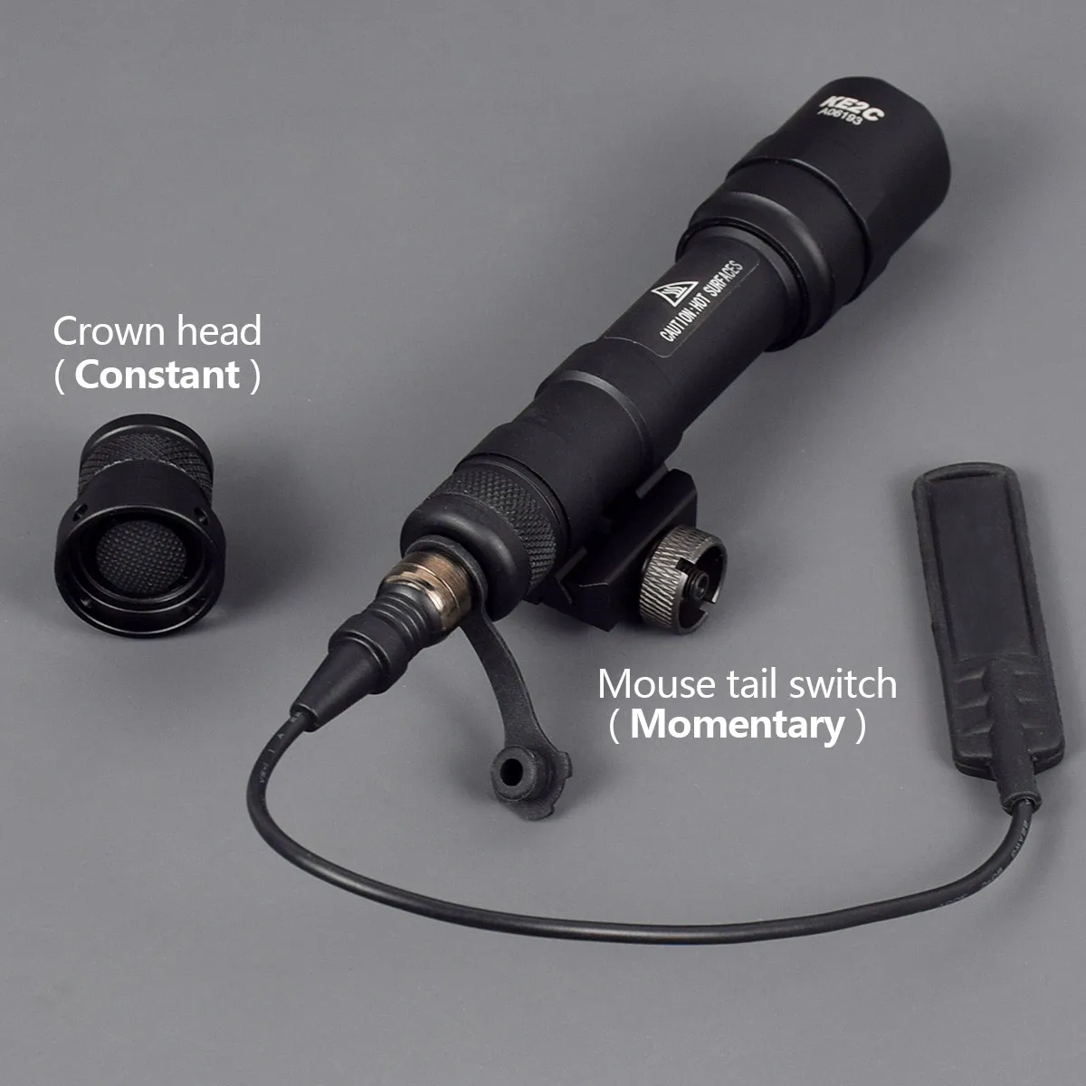 Táctico Surefire SF M600 M600B M600V IR armas luz LED Rifle explorador linterna blanca HK416 AR15 M4 antorcha caza 20mm Rail - imagen 5