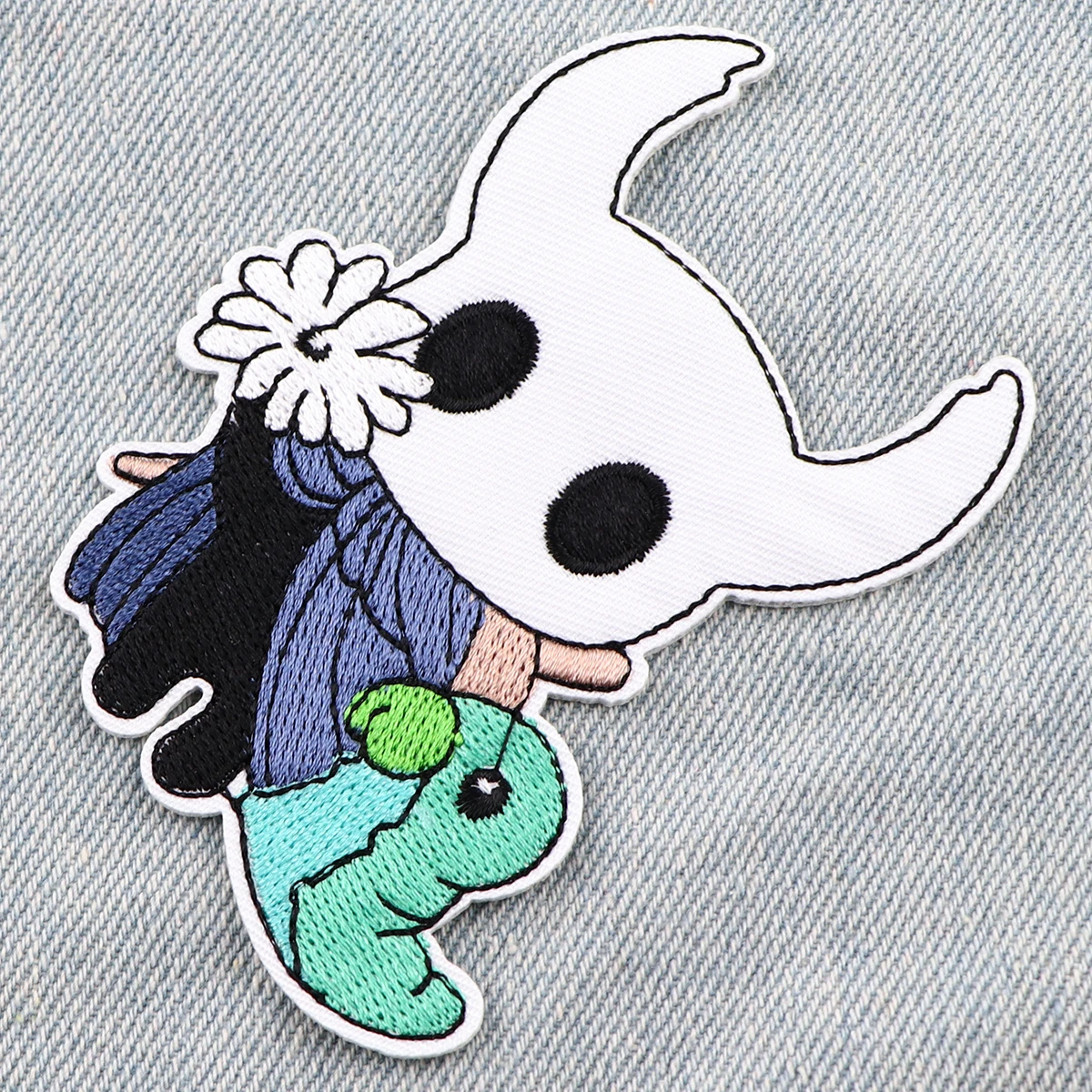 Parches de caballero huecos de juego AD2872, parches para planchar para ropa, parches de dibujos animados en ropa, parche bordado DIY para ropa - imagen 2