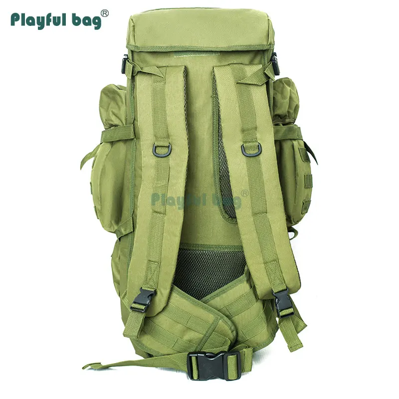 Mochila de gran capacidad 600D, mochila táctica de camuflaje impermeable, bolsas de montaña para pesca AVA67 - imagen 2