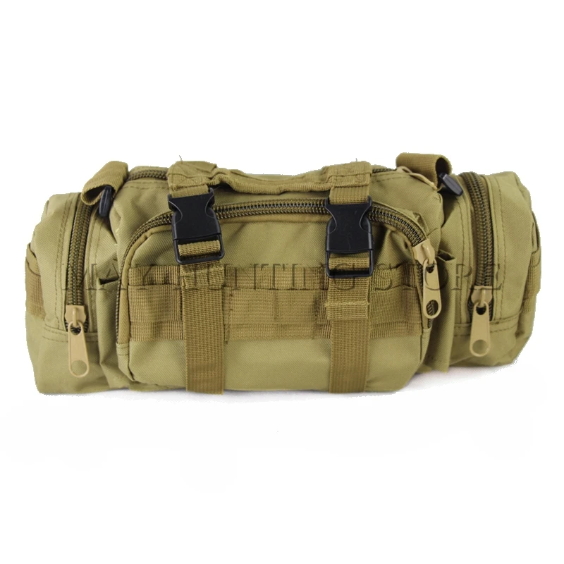 Bolso de mano Multipurpo para deportes al aire libre, bolsa de cintura de gran capacidad, 6L, utilidad táctica, respuesta, negro, bronceado, verde, ACU CP - imagen 5