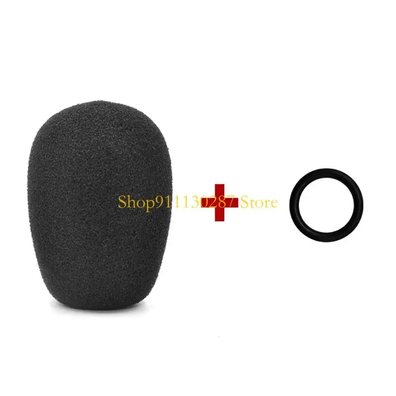 Parabrisas micrófonos esponja suave J1HC para KairaPro/KairaX, cubierta micrófono para auriculares KrakenV3Pro mejora