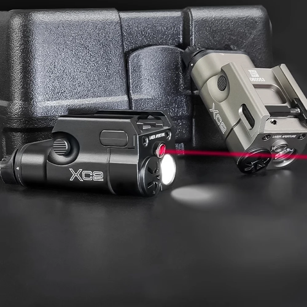 Linterna táctica SUREFIRE XC1 XC2 para P320 G17 G19, pistola Airsoft, armas, luz de explorador, compatible con riel Picatinny de 20mm - imagen 3