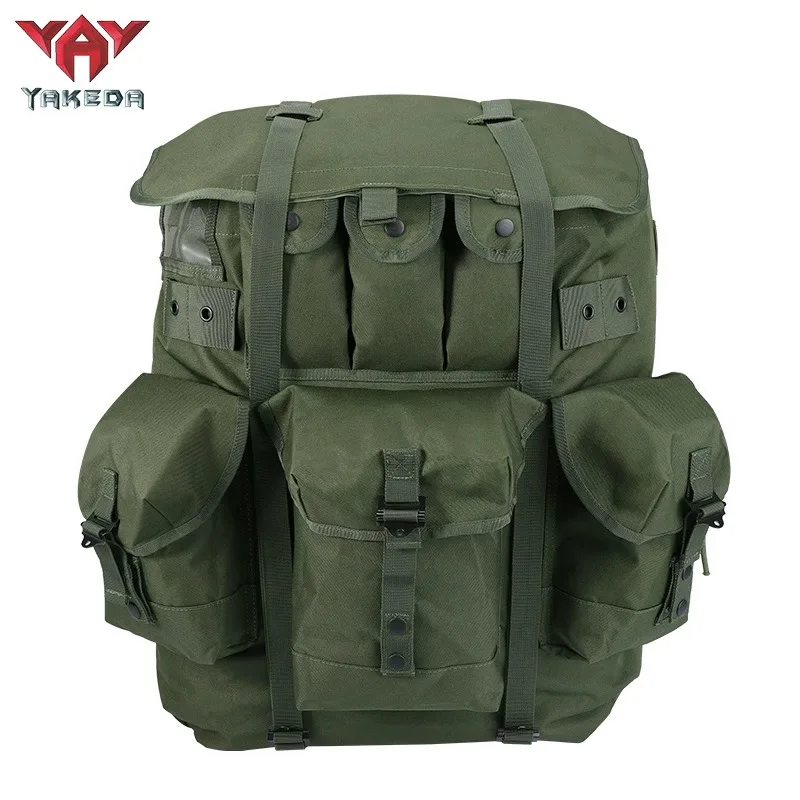 Paquete ALICE militar táctico Yakeda – Mochila con estructura metálica resistente para entrenamiento de combate al aire libre, senderismo y soporte de carga