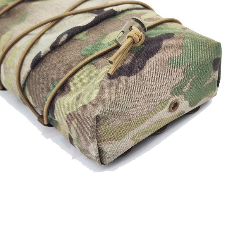 Bolsa Airsoft GP táctica Multicam 500D Vertical 12X5 bolsa para artículos diversos chaleco portador de placa Molle bolsa de Panel trasero equipo de almacenamiento - imagen 5