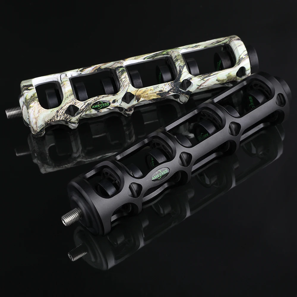 Estabilizador de arco de tiro con arco, amortiguador de arco compuesto de aleación de aluminio, silenciador, barra de equilibrio, caza, tiro, absorción de impacto, 7 pulgadas - imagen 4