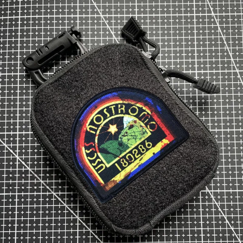 USCSS NOSTROMO parche táctico estampado insignia de moral militar gancho y bucle mochila ropa accesorios decorativos brazalete pegatinas - imagen 3