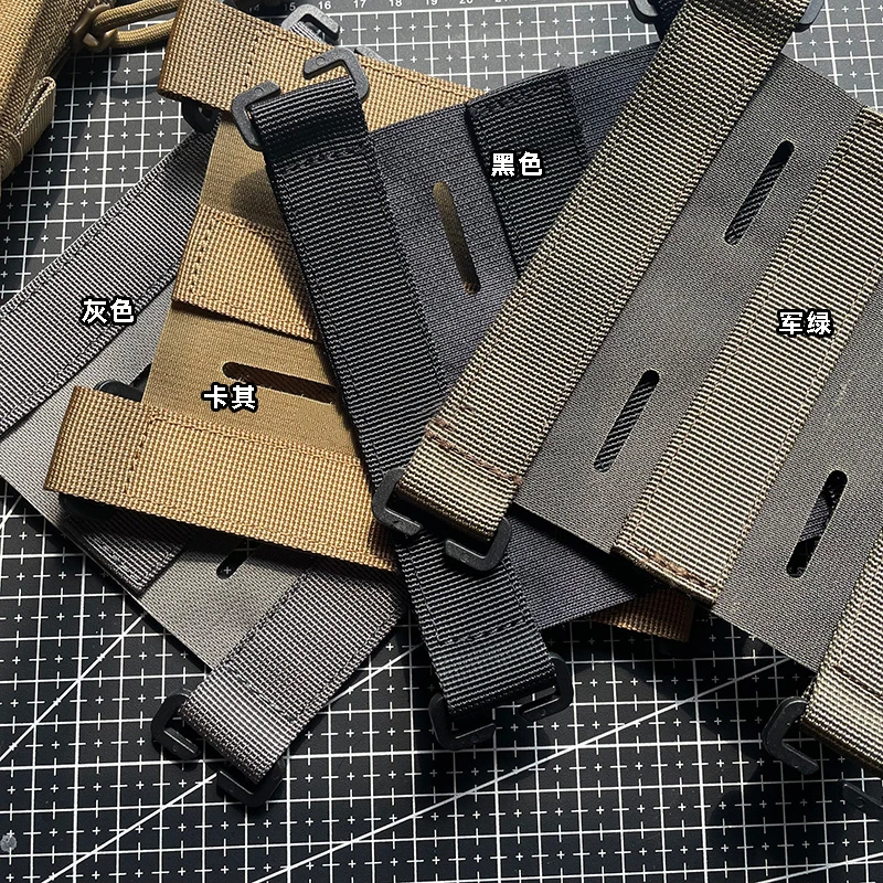 Sistema Molle de conversión de Base cuadrada, accesorios de bricolaje, parches tácticos de almacenamiento, pegatina, extensión funcional desmontable con bucle - imagen 4