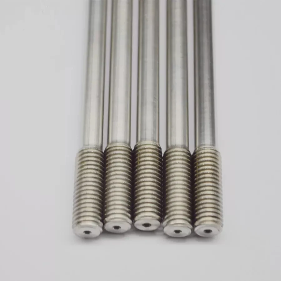 Tornillos de fijación de doble extremo, rosca de titanio 175-1,5, M10 x 1,25mm, 1 unidad - imagen 4