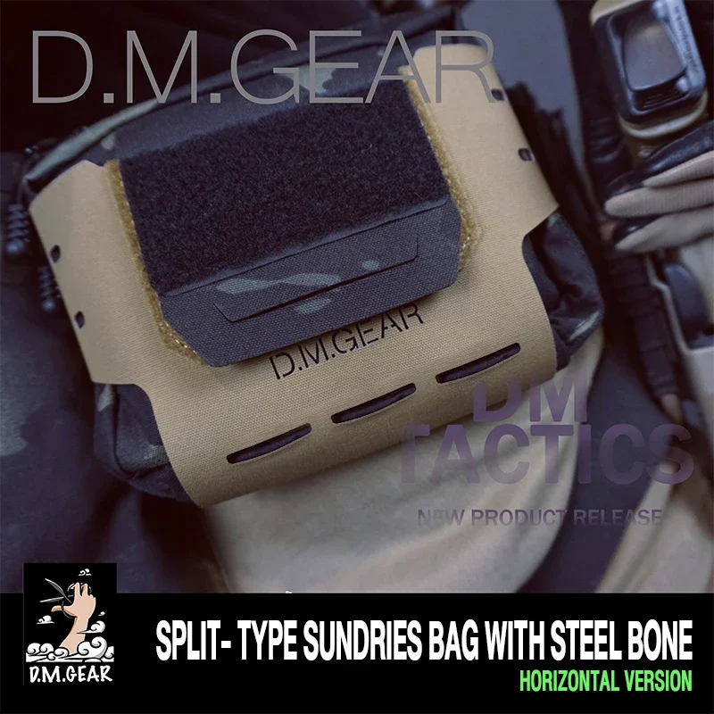 DMgear-bolsa táctica MOLLE, bolsa de armadura médica Horizontal, bolsa de utilidad de corte láser - imagen 3