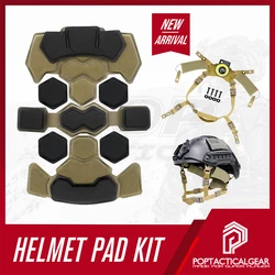 Kit de almohadilla para casco táctico, forro TW CL de 4. a generación y sistema de retención CF para casco de corte alto/medio, Airsoft militar, caza al aire libre