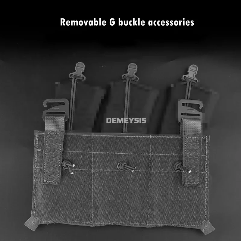 Bolsas tácticas Triple para revistas con hebilla G Molle tiro Paintball CS Mag bolsas chaleco de caza bolsa portadora de revistas - imagen 4