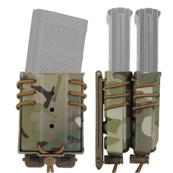 Funda doble cargador 5.56 MOLLE M4 AR-15 .223 Urban Assault Airsoft