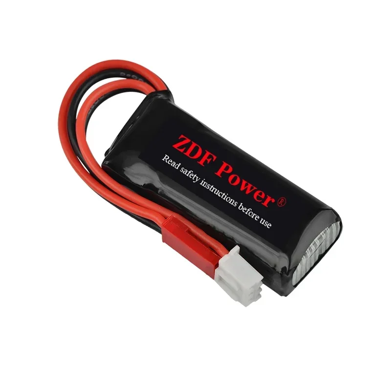 Batería Lipo para coche de carreras, pila de 1/2 piezas, 350mAh, 7,4 V, 30C, 2S, para ATM, AMZ, DRZ, K989, RC 1/28, mini drone, Ant - imagen 5