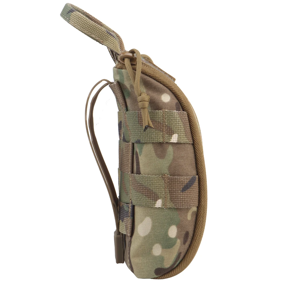 Botiquines de primeros auxilios tácticos, bolsa vacía, pestaña de extracción rápida, cable de choque, Panel interior, cremallera YKK, bolsa de cintura con Clip Molle militar - imagen 5