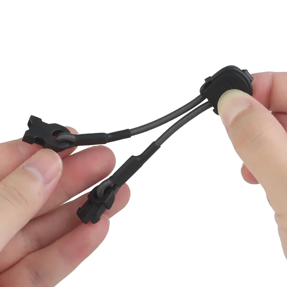 Puerto de inserción rápida elástico multiusos accesorio deportivo-correa de fijación equipo táctico MOLLE organizar cordón elástico - imagen 4
