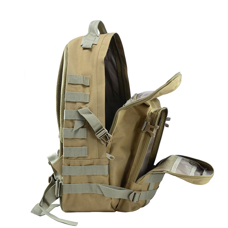 Mochila militar táctica de camuflaje para caza, equipo impermeable, Montañismo al aire libre 3D, deportes de senderismo, mochila de viaje - imagen 5