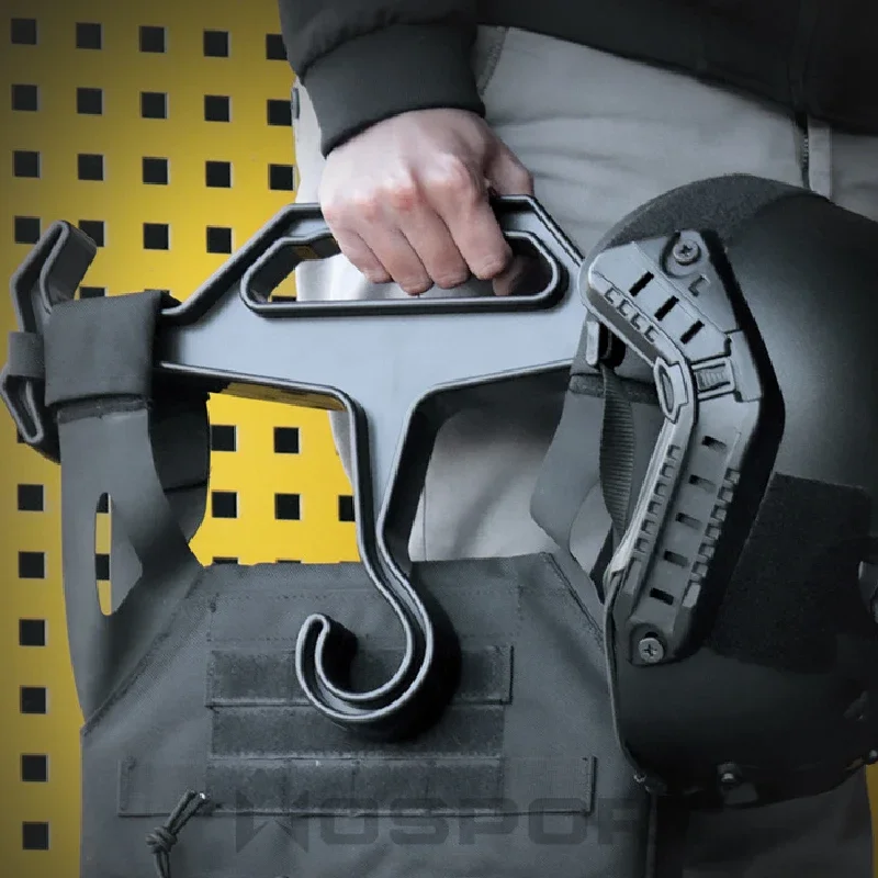 Percha táctica de camuflaje de alta resistencia, accesorio antideslizante para abrigo, chaleco, equipo Airsoft, caza, Paintball al aire libre - imagen 4