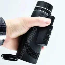 Telescopio Monocular potente con ZOOM HD, binoculares portátiles de largo alcance, para caza y acampada, con trípode y Clip para teléfono, 80x100