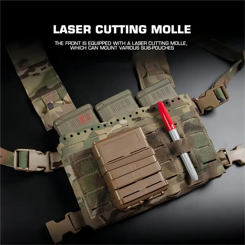 Plataforma de pecho táctica MK5, chalecos de caza, entretenimiento deportivo, accesorios de ropa Airsoft - imagen 5