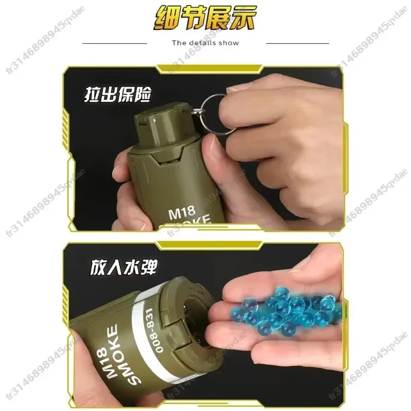 M18 Granada de airsoft manual con bolas de agua gel - imagen 5