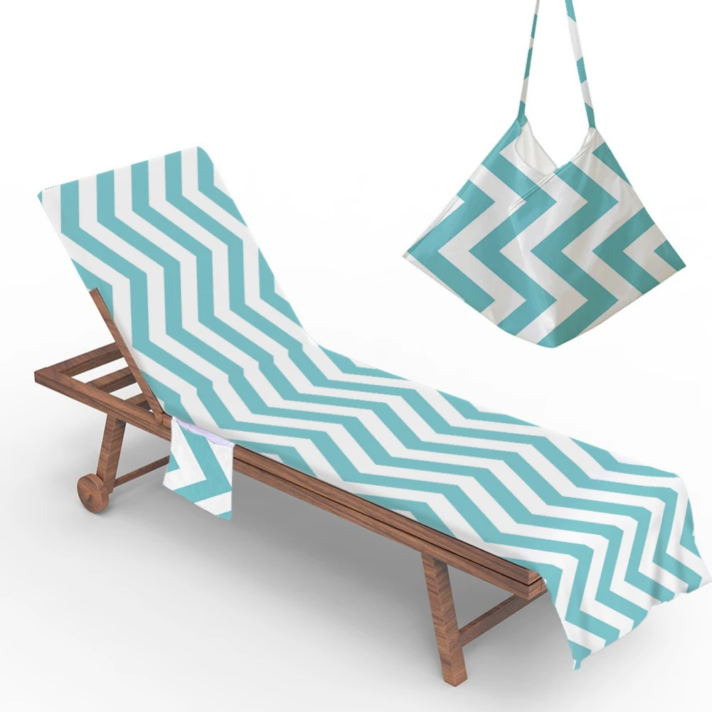 Toalla de playa para ocio, alfombrillas cómodas de una sola capa para silla de playa, Patio, natación, Chaise, cubierta para tomar el sol, Hotel, vacaciones de verano