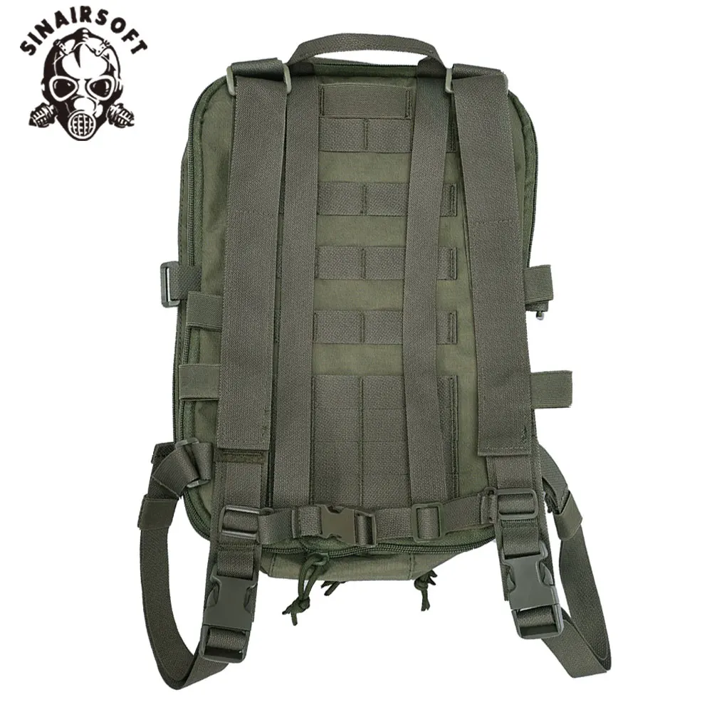 Mochila de hidratación táctica Flatpack D3, bolsa Molle, equipo de caza Airsoft, chaleco multiusos, bolsa de viaje Softback de asalto