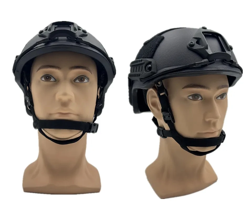 Casco balístico a prueba de balas Casco táctico de corte alto PE Casco balístico de alta calidad NIJ IIIA Bola de suspensión rápida de Wendy - imagen 3