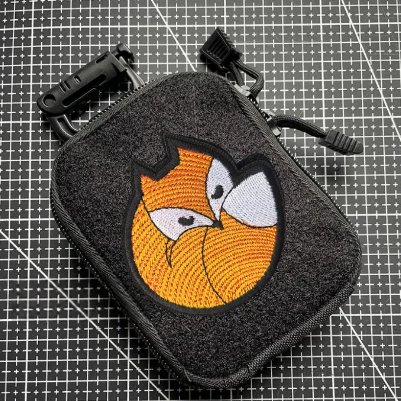 Parche de zorro, moral táctica, insignia bordada, gancho y bucle, mochila militar, ropa, accesorios decorativos, pegatina, brazalete - imagen 3