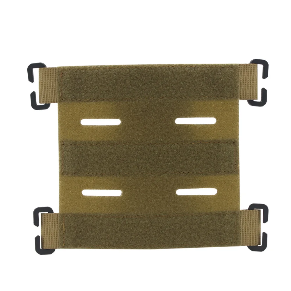 Parche de chaleco táctico, adaptador de sistema Molle, convertidor de gancho y bucle para atadura de parches de identificación, insignia de parche DIY - imagen 4