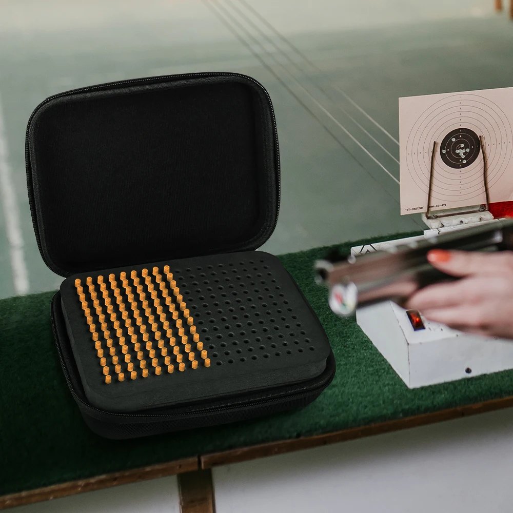 Caja de municiones 22LR, almacenamiento de municiones, 468 cartuchos, soporte para balas de doble capa, estuche para cartuchos, bolso de hombro portátil para caza y tiro - imagen 5