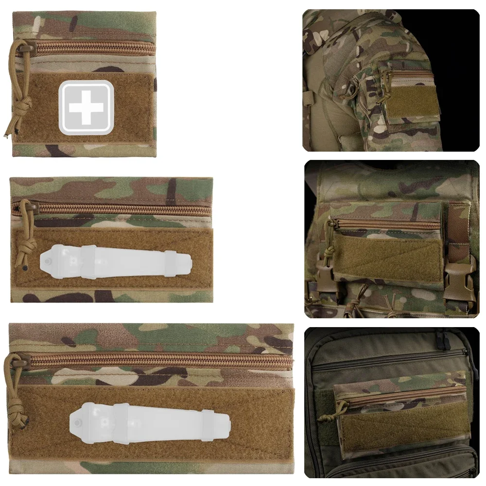 Bolsa táctica GP Candy S/M/L, bolsa de almacenamiento con cierre mágico con gancho para caza, chaleco en el pecho, portador de placa, accesorios para mochila