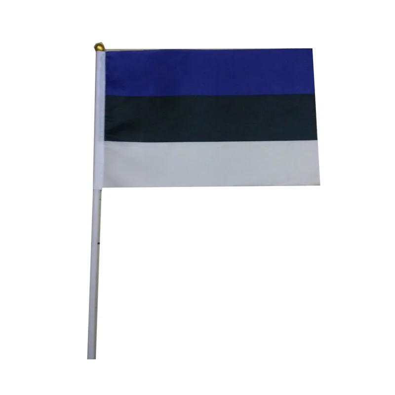 10 unids/lote banderas onduladas a mano de Estonia - imagen 3