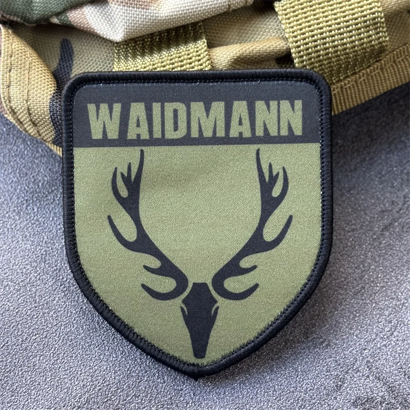 Parche estampado táctico para ropa, insignia de moral, gancho, parches militares, pegatinas para mochila, brazalete