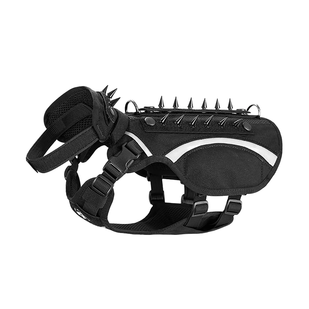 AQzxdc K9 Arnés para perros Correa táctica Estilo de chaleco para caminar al aire libre Perros pequeños y medianos - imagen 5