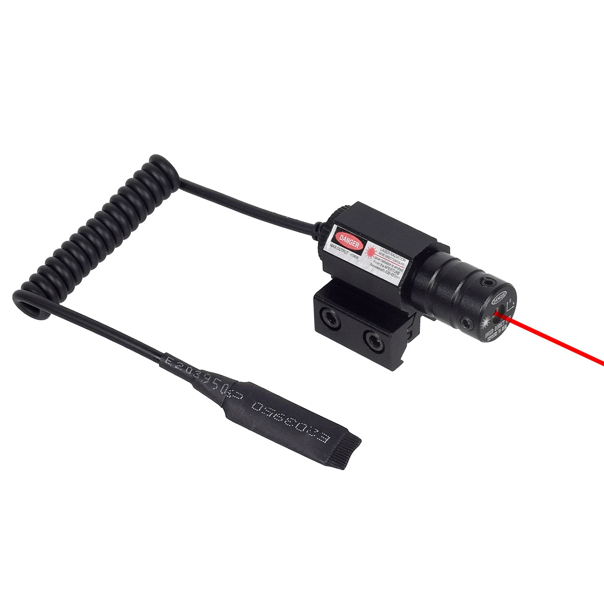 Mini mira láser táctica de punto rojo para Rifle, pistola de caza de tiro, juguete de caza ajustable de 11mm y 20mm con batería - imagen 5