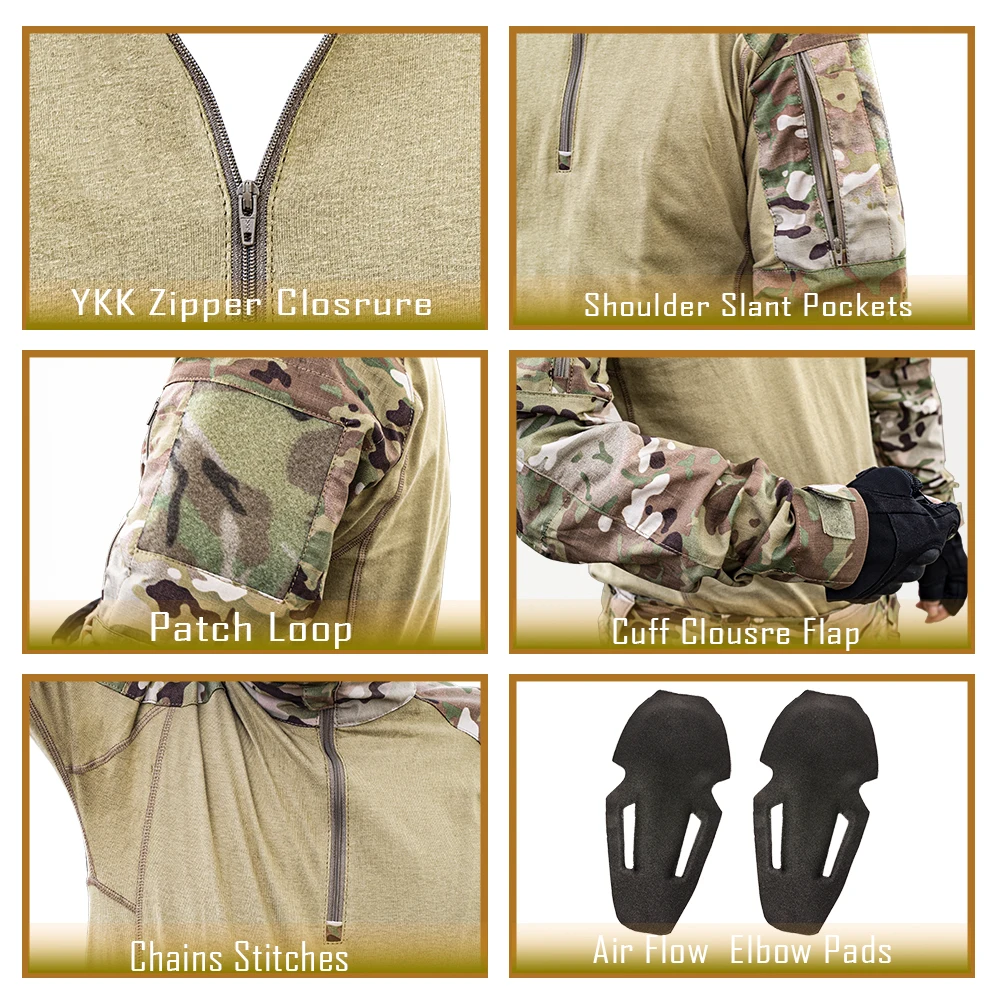 Gen4 G4 traje táctico de rana pantalones tácticos de camuflaje al aire libre - imagen 2