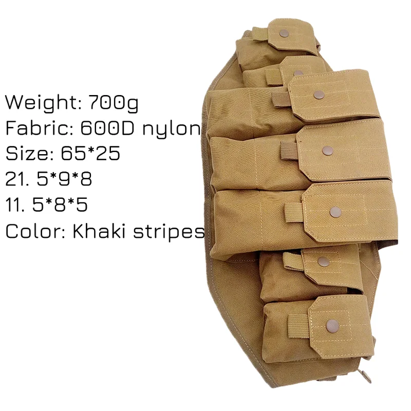 Equipo táctico chaleco Bellyhood Camo Camping Outfit Seven Pack - imagen 3